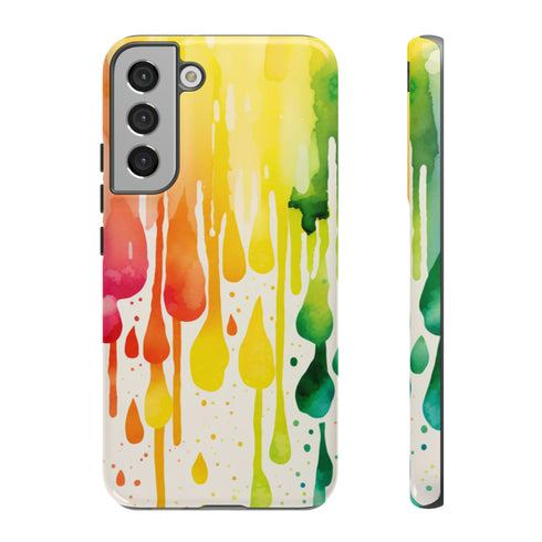 Rainbow Spring Showers - Impact Resistant Phone Case
